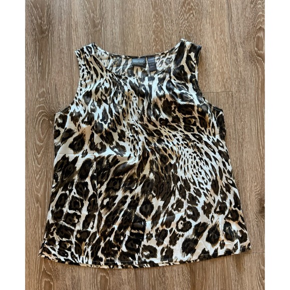 Additions by Chico's Tops - Additions by Chico's Animal Print Sleeveless Top Brown Size 2